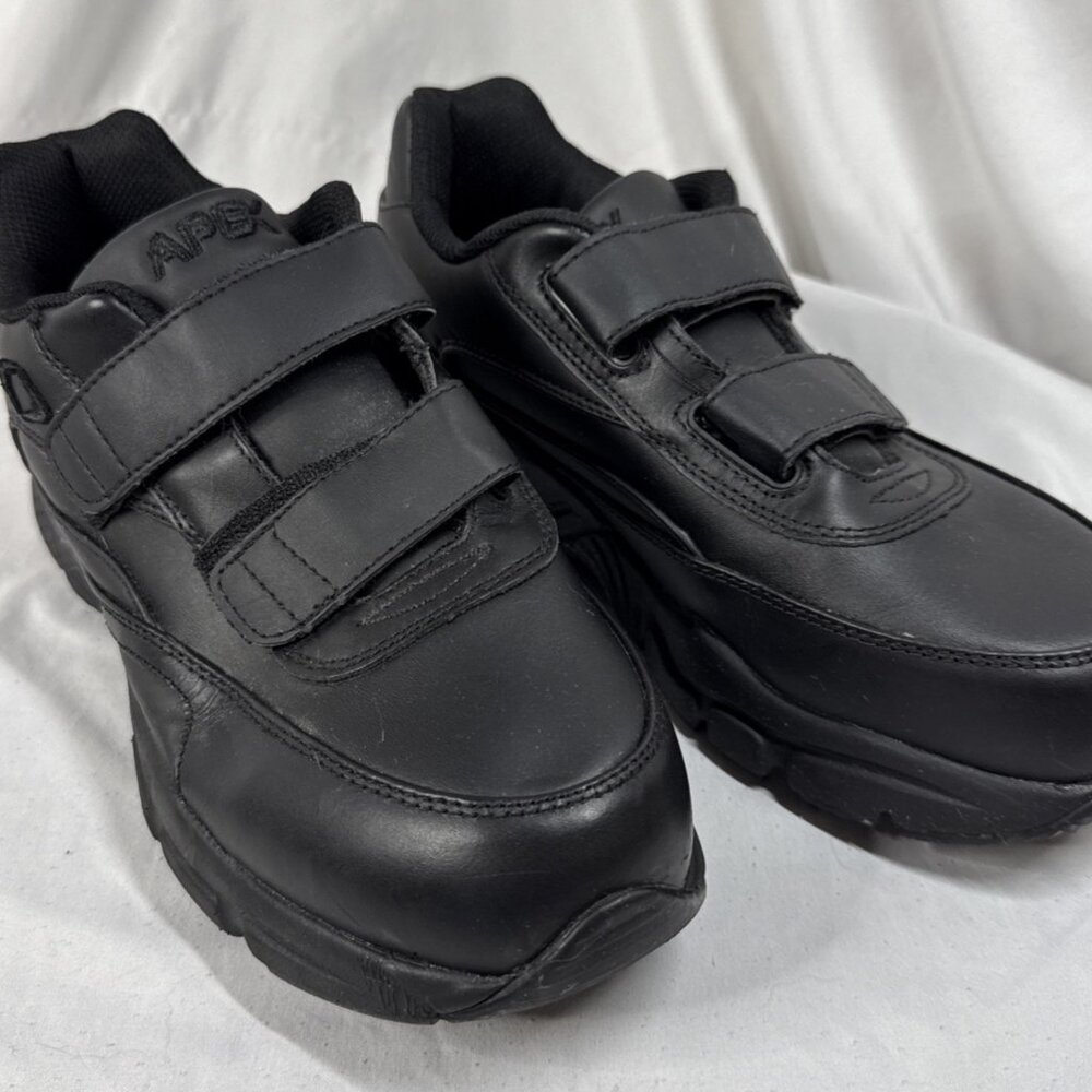 Apex X920M Men's Athletic Shoe Size‎ 8 X-Wide Black Leather Walker Sneaker